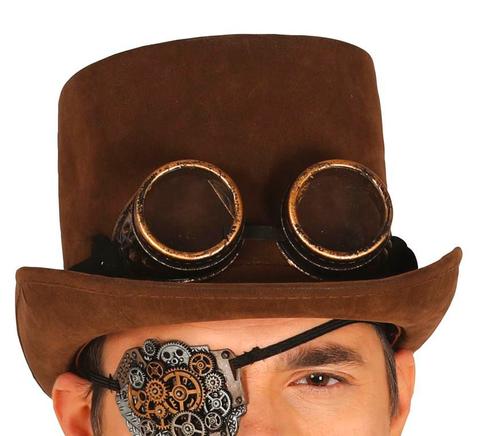 Steampunk Bril, Hobby en Vrije tijd, Feestartikelen, Nieuw, Verzenden