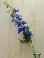 Kunstridderspoor delphinium groot op steker blauw - Warentui, Nieuw, Verzenden