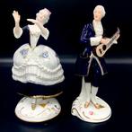 Royal Dux, Bohemia - Rococo Couple (2 pcs) - Gilded Isis -