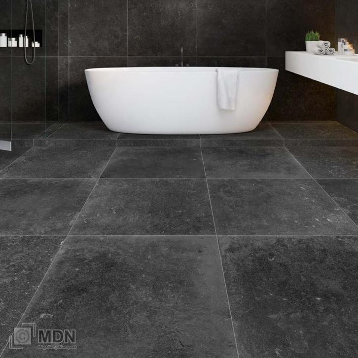 Keramische Belgisch hardsteen look vloertegels 60x60 Antique, Doe-het-zelf en Verbouw, Tegels, Nieuw, Verzenden