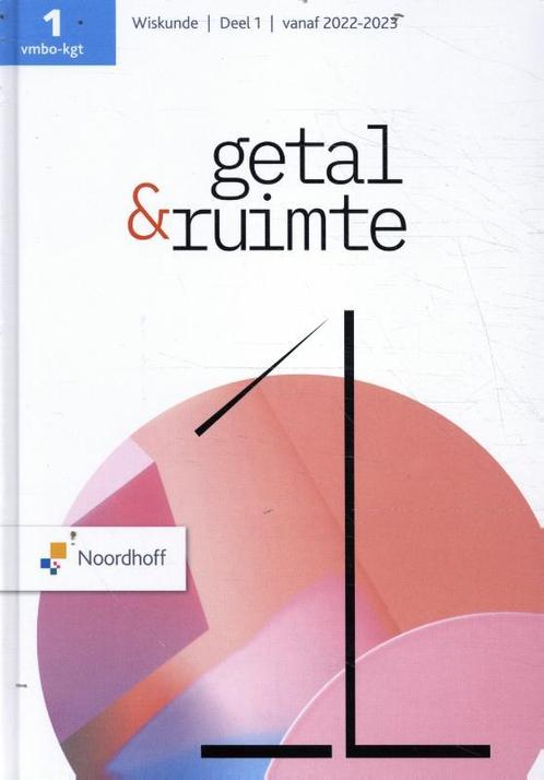 Getal  Ruimte vmbo kgt 1 leerboek deel 1 9789001304171, Boeken, Studieboeken en Cursussen, Zo goed als nieuw, Verzenden
