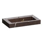 Wastafel Topa Artificial Marble 80 Copper Brown (1 krgt.), Ophalen of Verzenden, Nieuw, Overige typen