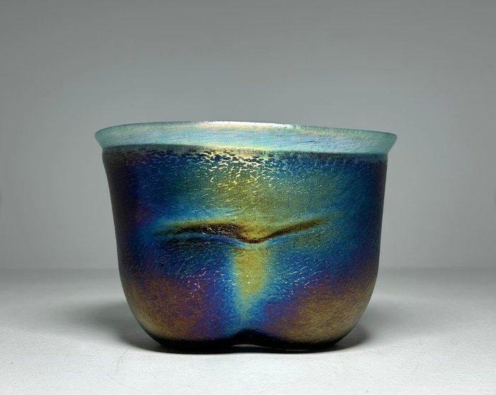 Kosta Boda - Bertil Vallien - Kom - Glas - Volcano vaas, Antiek en Kunst, Antiek | Glas en Kristal