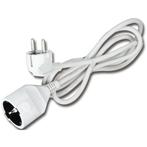 Verlengsnoer - Aigi Gamon - 3680W - 3 Meter - Wit |, Doe-het-zelf en Verbouw, Elektra en Kabels, Ophalen of Verzenden, Nieuw