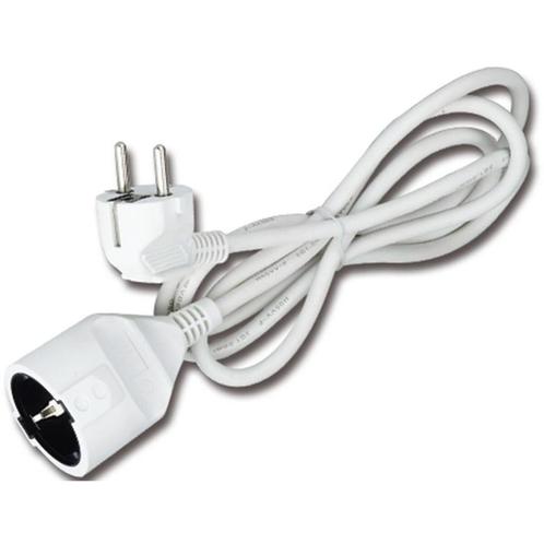 Verlengsnoer - Aigi Gamon - 3680W - 3 Meter - Wit |, Doe-het-zelf en Verbouw, Elektra en Kabels, Nieuw, Ophalen of Verzenden