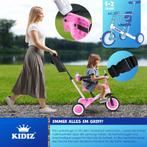 Loopfiets - Verstelbaar - Driewieler - 6  in 1 - Roze - KIDI, Kinderen en Baby's, Verzenden, Zo goed als nieuw