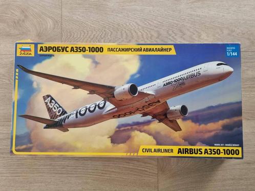Zvezda 7020 Airbus A350-1000 1:144, Hobby en Vrije tijd, Modelbouw | Vliegtuigen en Helikopters, Verzenden