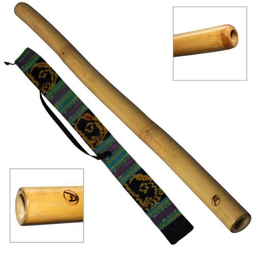 DIDGERIDOO: Bamboo PRO-series 120cm - inclusief Bag., Muziek en Instrumenten, Blaasinstrumenten | Didgeridoos, Nieuw, Verzenden