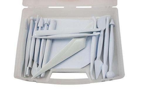 Martellato Set modelleren boetseer 12-delig, Hobby en Vrije tijd, Taarten en Cupcakes maken, Nieuw, Verzenden