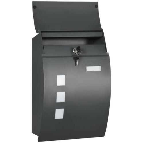TRUUSK Brievenbus Postbus Met Deksel, Slot, Wandbrievenbus M, Tuin en Terras, Brievenbussen, Nieuw, Verzenden