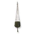 Minimalistische Plantenhanger - Beige - Katoen - Macramé -, Huis en Inrichting, Ophalen of Verzenden, Nieuw