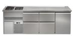 GGM Gastro | Biertoonbank Premium PLUS - 2500x700mm - 1 deur, Verzenden, Nieuw in verpakking, Hotelinrichting