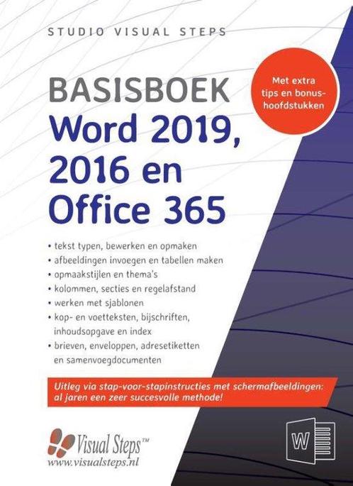 9789059054851 Basisboek Word 2019, 2016 en Office 365, Boeken, Studieboeken en Cursussen, Zo goed als nieuw, Verzenden