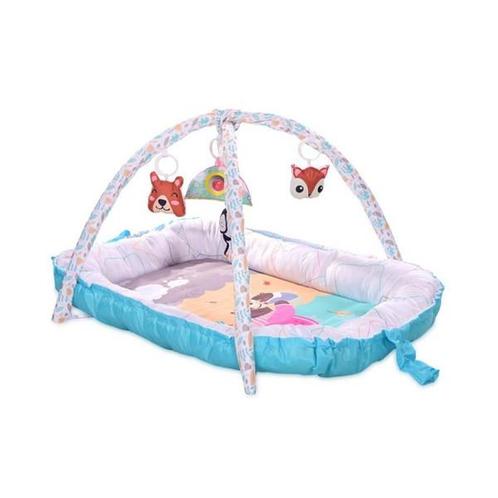 Lorelli Animals Blue 2-in-1 Speelkleed en Babynest, Kinderen en Baby's, Speelgoed | Babyspeelgoed, Nieuw, Verzenden