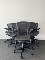 Herman Miller Aeron B, zwart voetkruis, refurbished, Ophalen of Verzenden, Ergonomisch, Zo goed als nieuw, Bureaustoel