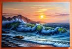 Serhii Stoev (1971) - Sunset over the sea, Antiek en Kunst