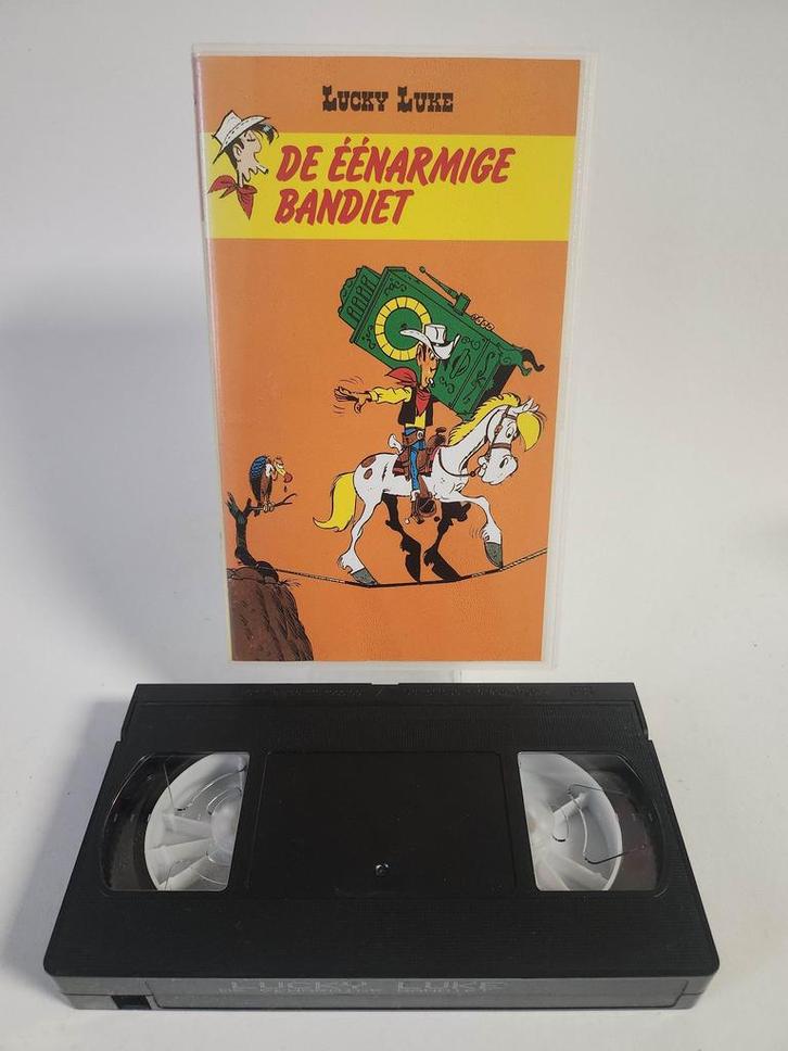 Lucky Luke: de Eenarmige Bandiet VHS Kids, Cd's en Dvd's, VHS | Kinderen en Jeugd, Ophalen of Verzenden