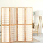 vidaXL Kamerscherm inklapbaar 4 panelen Japanse stijl, Huis en Inrichting, Verzenden, Nieuw