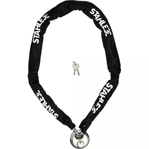 Benson Ronde ketting met hangslot - gehard staal - 8 mm d..., Fietsen en Brommers, Fietsaccessoires | Overige Fietsaccessoires