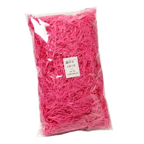 Paasgras, vuller voor Paasmandjes 50 gr Roze papierstroken, Hobby en Vrije tijd, Knutselen, Nieuw, Ophalen of Verzenden
