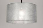 Rietveld Hanglampen - Zilvergrijs, Zilver - Stof, Metaal, Verzenden, Nieuw