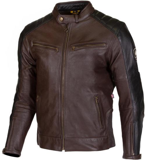Merlin Chase II D3O Bruin Leren Motorjas, Motoren, Kleding | Motorkleding, Heren, Nieuw met kaartje, Jas | textiel, Verzenden