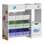 Kinderkast Søndreland open kast 80x90x29,5 cm aqua dream mot, Kinderen en Baby's, Verzenden, Nieuw