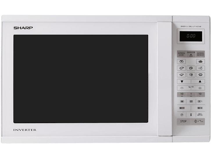 Sharp -  Combimagnetron 1050 W - Inhoud 40 L, Witgoed en Apparatuur, Magnetrons, 45 tot 60 cm, Vrijstaand, Draaiplateau, Nieuw
