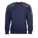 KL marine commando trui 100% Wol met ronde hals, blauw, Ophalen of Verzenden, Marechaussee, Nederland, Kleding of Schoenen
