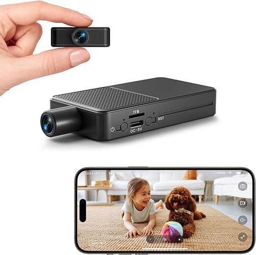 Mini Camera 4K - Draadloos - Nachtzicht - Bewegingsdetectie, Audio, Tv en Foto, Fotocamera's Digitaal, Nieuw, Verzenden