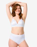 HEMA Dames tailleslip katoen - 2 stuks wit, Kleding | Dames, Ondergoed en Lingerie, Verzenden, Wit