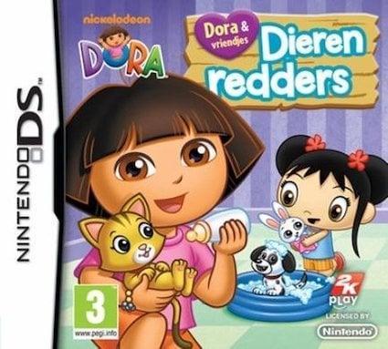 Dora & Vriendjes Dierenredders (Losse Cartridge) (DS Games), Spelcomputers en Games, Games | Nintendo DS, Zo goed als nieuw, Ophalen of Verzenden