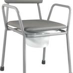 Aidapt postoel grijs - hoogte verstelbaar, Diversen, Verpleegmiddelen, Verzenden, Nieuw