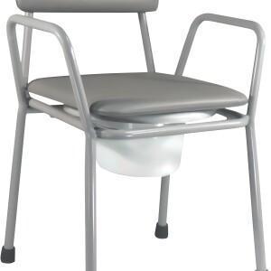 Aidapt postoel grijs - hoogte verstelbaar, Diversen, Verpleegmiddelen, Nieuw, Verzenden