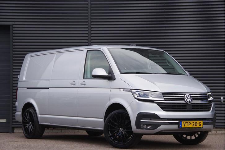 Volkswagen Transporter 2.0 TDI L2 BULLI 150PK AUT. LED, 2X S, Auto's, Bestelauto's, Dealer onderhouden, Lease, Grijs, Automaat