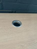 Tweedehands bureau (140x80) verstelbaar met slinger €75, Verzenden, In hoogte verstelbaar, Gebruikt, Bureau