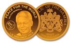 Kleinste goud munt Nelson Mandela 2023 AU, Postzegels en Munten, Verzenden