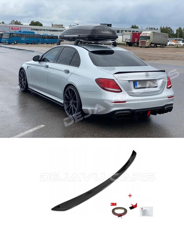 E63S AMG Look Achterklep spoiler voor Mercedes E Klasse W213, Auto diversen, Tuning en Styling, Ophalen of Verzenden