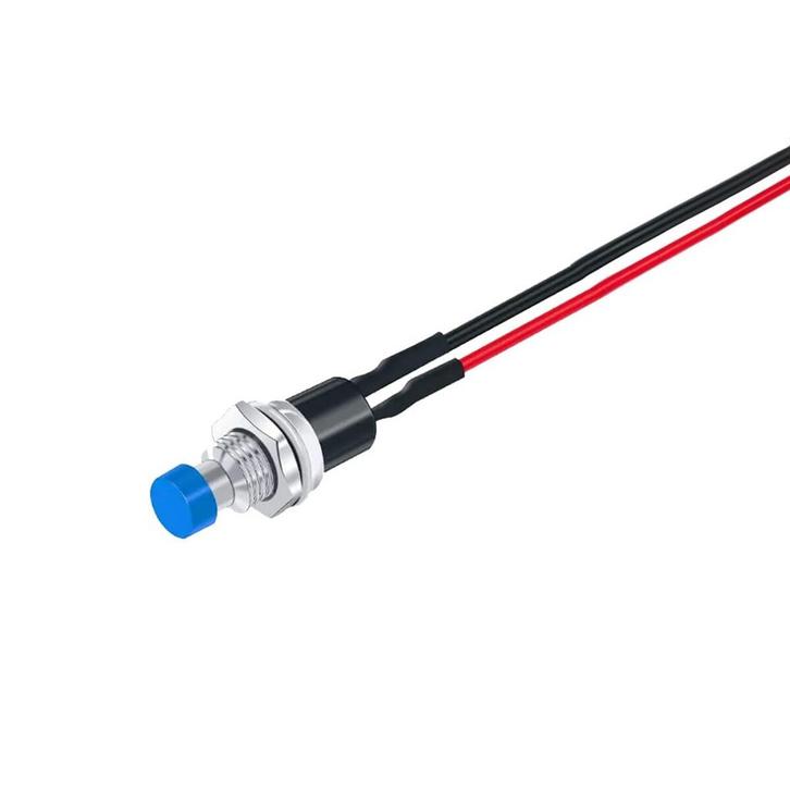 ProRide Drukschakelaar OFF-(ON) 6mm - Puls - met, Doe-het-zelf en Verbouw, Elektra en Kabels, Nieuw, Verzenden