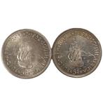 Zuid-Afrika. 2x Silver 5 Shillings Coins - George VI (300