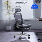 Ergonomische Bureaustoel -  Office Chair - Gamestoel - Volwa, Verzenden, Zo goed als nieuw