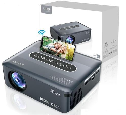 Beamer projector 4K 8K DOLBY Android 12.000 lumen WIFI/5G/BT, Audio, Tv en Foto, Beamers, Nieuw, Verzenden