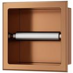 Xellanz Rocko Toiletrolhouder zonder Klep - Inbouw - Brons, Ophalen of Verzenden, Nieuw