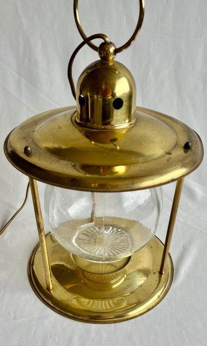 Plafondlamp - Messing, Antiek en Kunst, Curiosa en Brocante