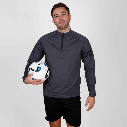 -19% Q1905  Q1905 Legend zip sweater -  maat 4XL, Kleding | Heren, Sportkleding, Grijs, Nieuw, Verzenden