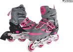 Street Rider Inlineskates Junior Aluminium Roze/grijs Mt, Sport en Fitness, Skeelers, Ophalen of Verzenden, Nieuw