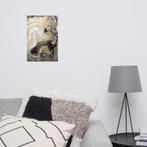 Acrylglas Kunstwerk met Bladgoud – Retro Linus-Maximilian St, Verzenden, Nieuw