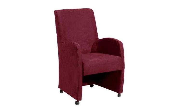 Eetkamerstoel Paulo - eetkamerstoelen - Rood, Huis en Inrichting, Stoelen, Rood, Nieuw, Stof