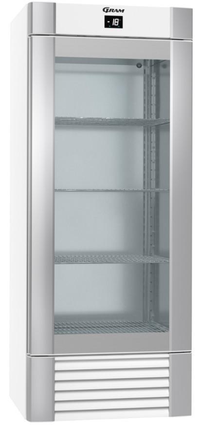 Gram Gram RVS glas/enkeldeurs koelkast wit | 603liter, Zakelijke goederen, Horeca | Keukenapparatuur, Verzenden