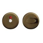 Deurbeslag | Wc-sluiting | AXA (Rond, Aluminium Brons), Doe-het-zelf en Verbouw, Hang- en Sluitwerk, Verzenden, Nieuw